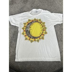 Electro Threads Shirt Sunshine Boho Hippie White Size Medium JJ